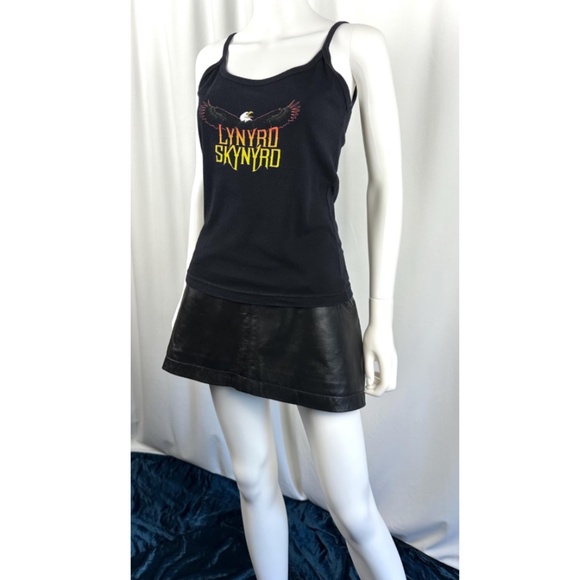 Vintage 1990’s 2000’s Lynyrd Skynyrd Black + Yellow + Orange Flying Eagle - M - Picture 4 of 9